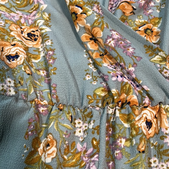 Beautiful Floral Boho Long Sleeve Jumpsuit - Picture 7 of 14